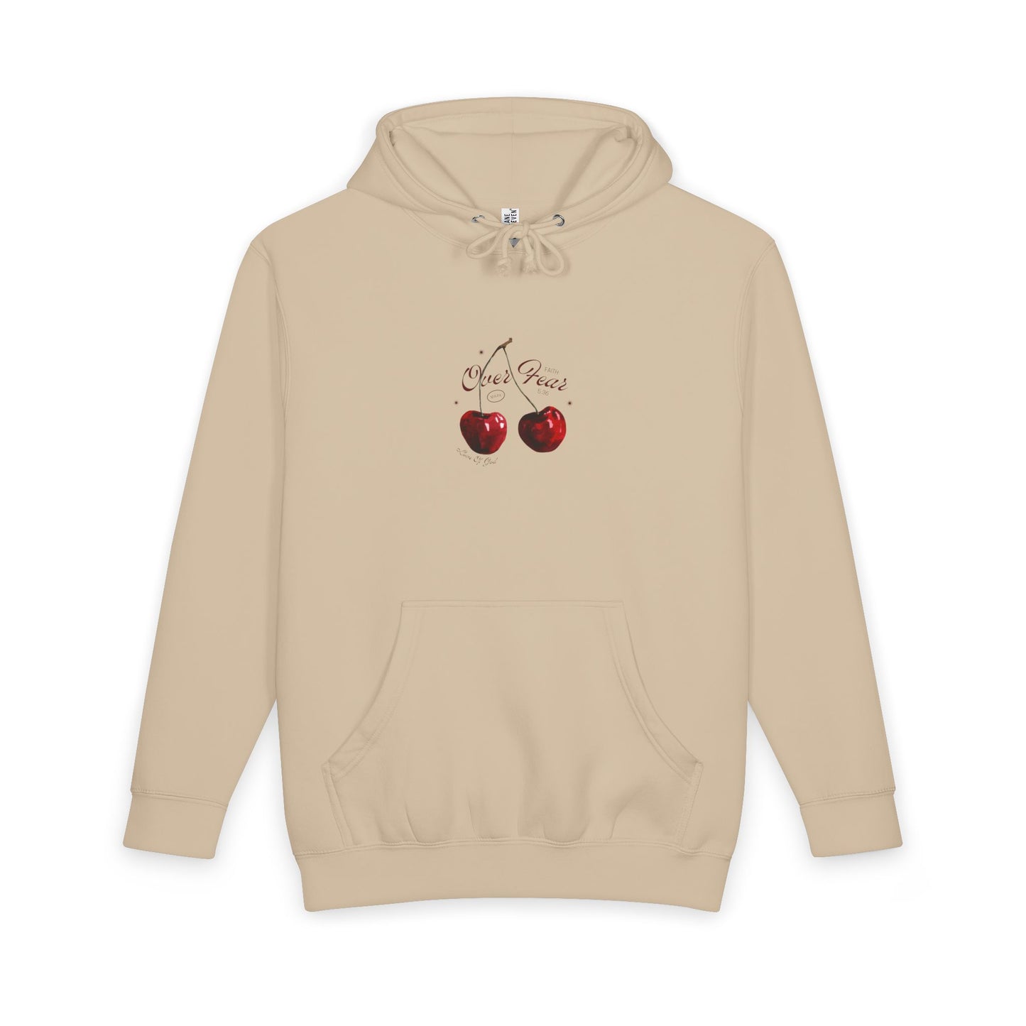 Faith Over Fear Hoodie for Women – Mark 5:36 Christian Graphic Hoodie