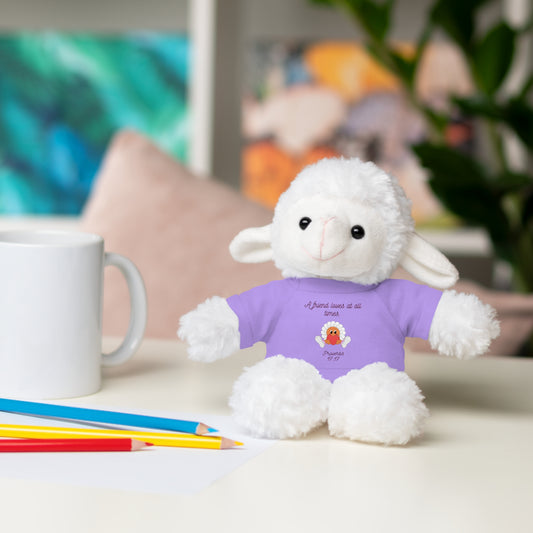 Christian Plushie – Proverbs 17:17 Friendship & Faith Gift Christian Stuffed Animal  Love Gift