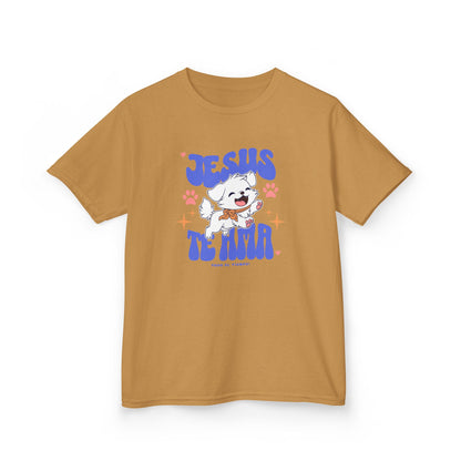 Jesus Te Ama Kids' Christian T-Shirt for Girls | Cute Kids T-Shirt | Boys Girls Apparel | Faith-Based Gift | Religious Children Clothing