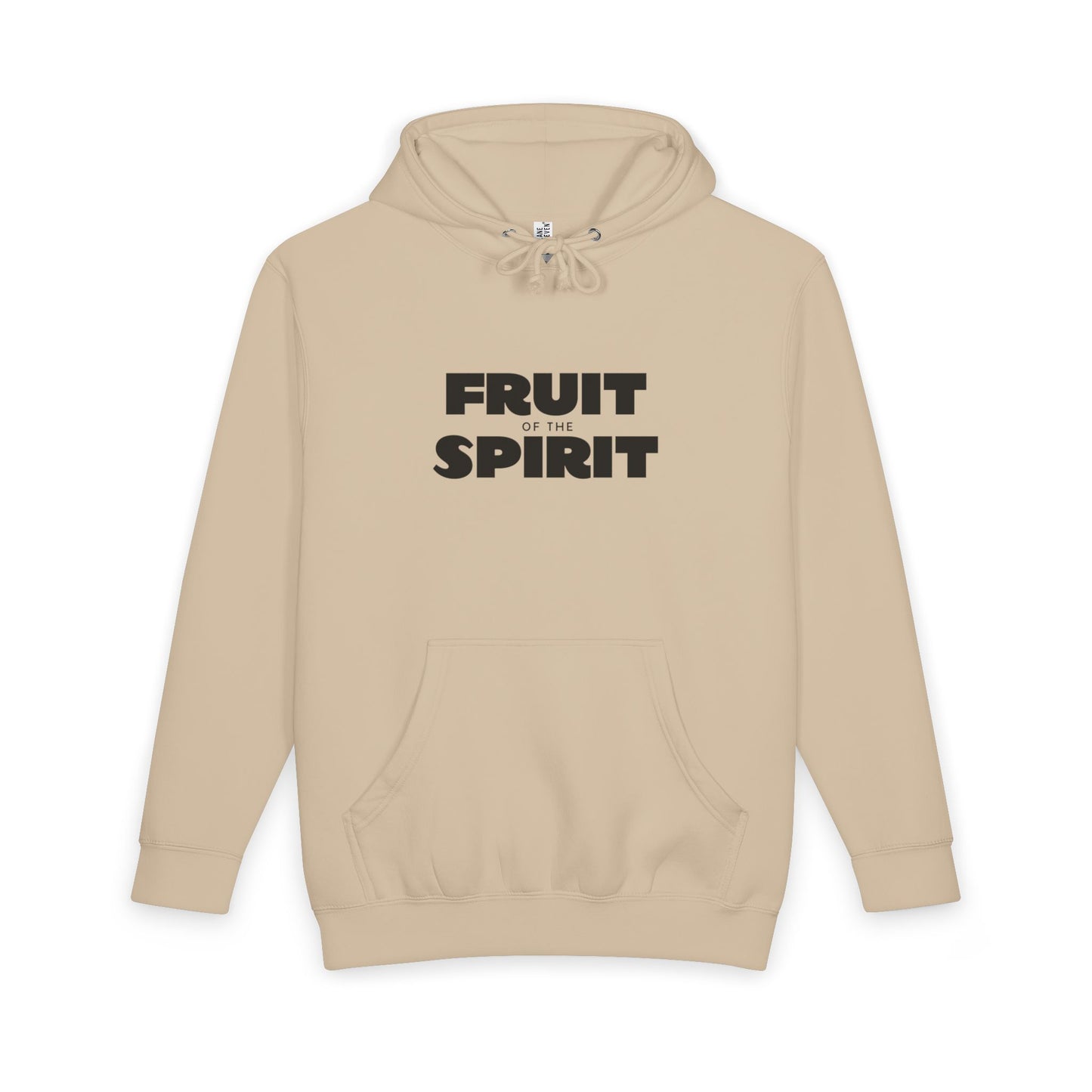 Womens Premium Christian Hoodie Fruit of the Spirit (Galatians 5:22–23 Strawberry Design)