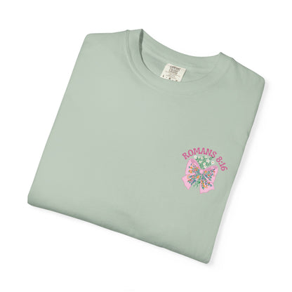 Child of God Women’s Christian T-Shirt – Romans 8:16 Bible Verse Tee