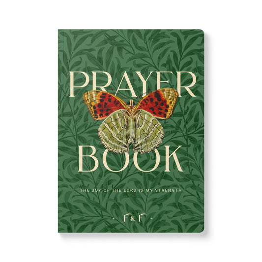 Nehemiah 8:10 Prayer Journal – Christian Butterfly Bible Verse Journal for Women