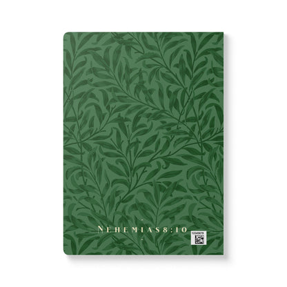 Nehemiah 8:10 Prayer Journal – Christian Butterfly Bible Verse Journal for Women