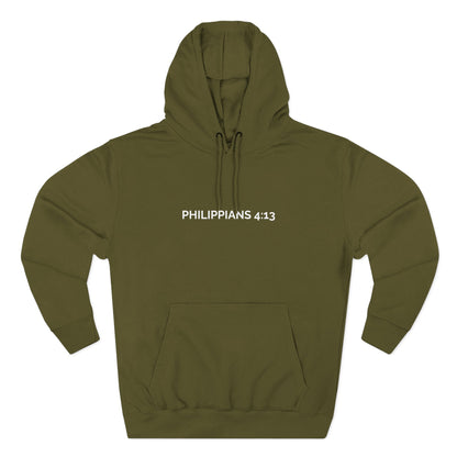 I Can Do All Things Through Christ Hoodie - Philippians 4:13 Christian Hoodie - Streetwear Faith Sweatshirt