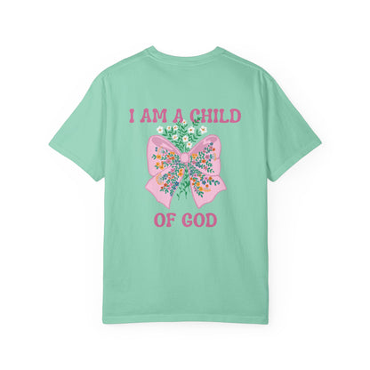Child of God Women’s Christian T-Shirt – Romans 8:16 Bible Verse Tee