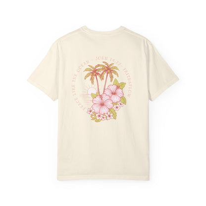 Women's Christian Tee — Peace Like the Ocean | John 14:27
