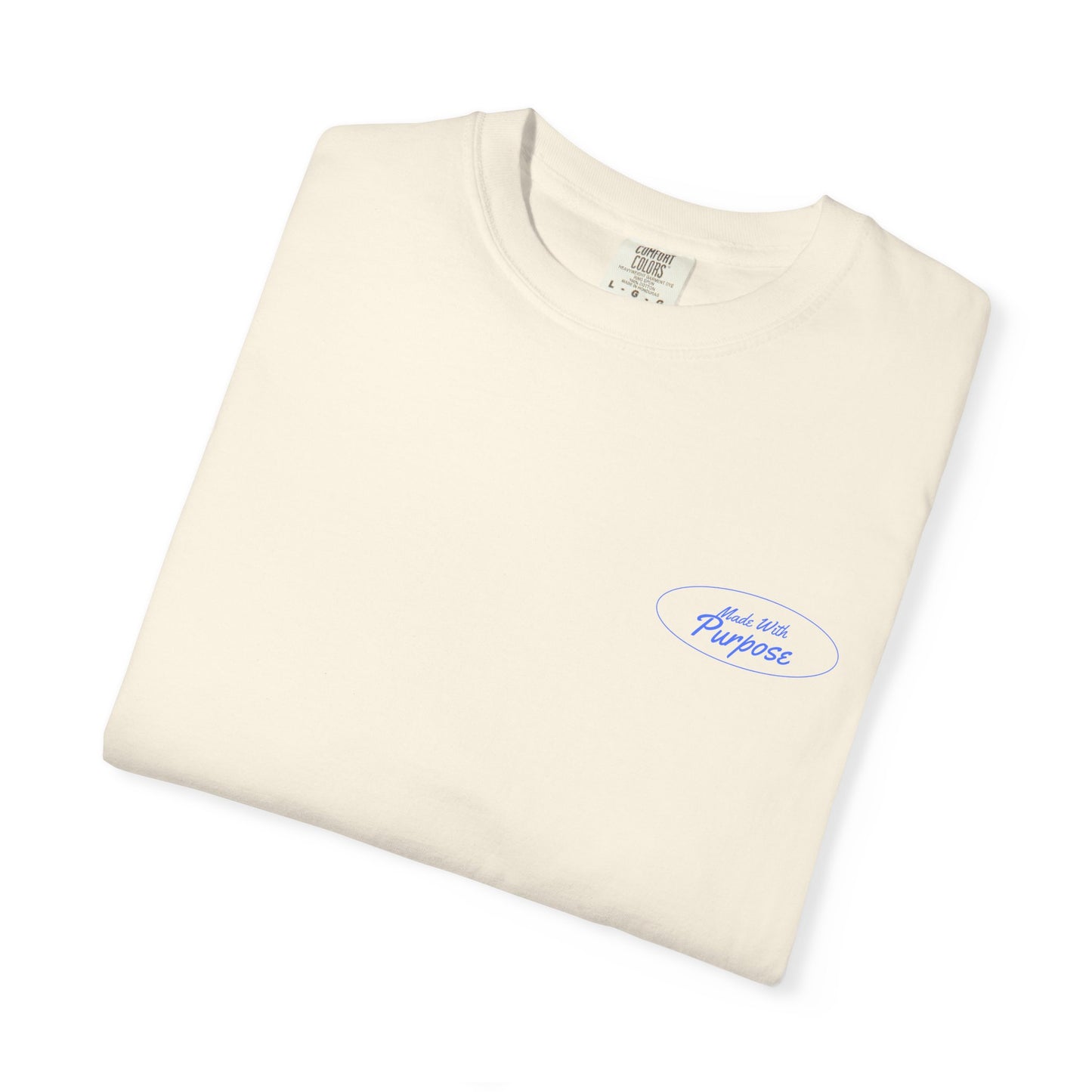 Made With Purpose Men's T-Shirt | John 14:27 | Christian Beach Graphic Tee – Faith & Flow