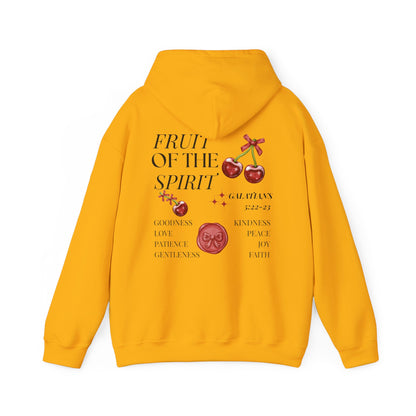 Fruit of the Spirit Hoodie – Christian Hoodie | Galatians 5:22 Bible Verse, Faith Apparel, Inspirational Gift, Cozy Fashion, Spiritual Hoodie