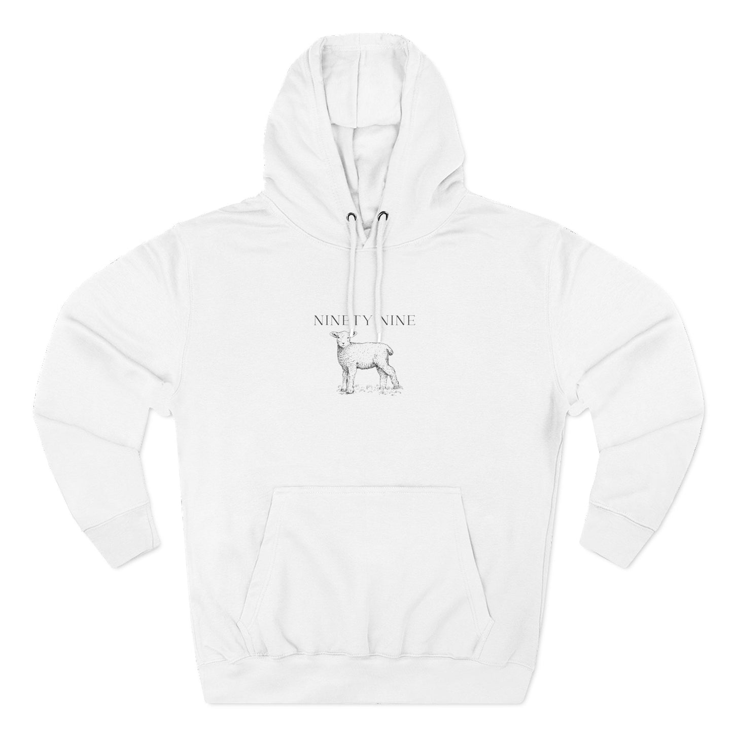 Womens Christian Hoodie He Left the 99 (Matthew 18:10-14)
