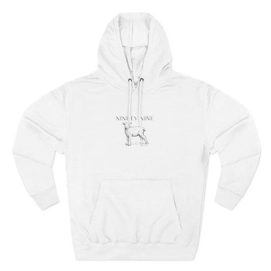 Womens Christian Hoodie He Left the 99 (Matthew 18:10-14)