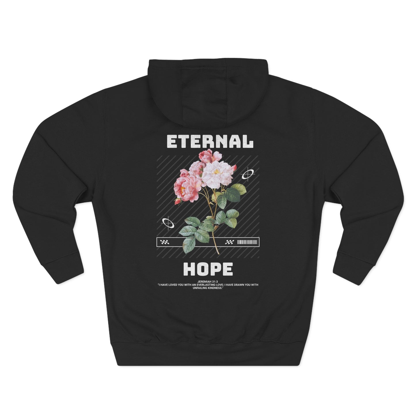 Eternal Hope Christian Hoodie - Jeremiah 31:3 Faith Apparel for Women - Inspirational Sweatshirt Gift