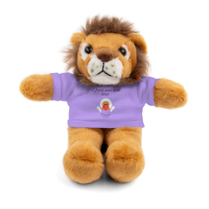 Christian Plushie – Proverbs 17:17 Friendship & Faith Gift Christian Stuffed Animal  Love Gift