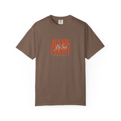 Jesus Christ Is My Lord Oversized T-Shirt | John 3:16 Christian Tee | Bold Faith Statement Shirt | Premium Garment-Dyed Cotton