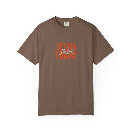 Jesus Christ Is My Lord Oversized T-Shirt | John 3:16 Christian Tee | Bold Faith Statement Shirt | Premium Garment-Dyed Cotton