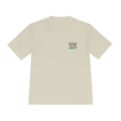 Living Waves Christian T-Shirt Men | John 7:38 | Saltwater Soul – Faith & Flow