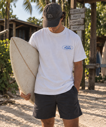 Made With Purpose T-Shirt for Men – John 14:27 | Saltwater Soul