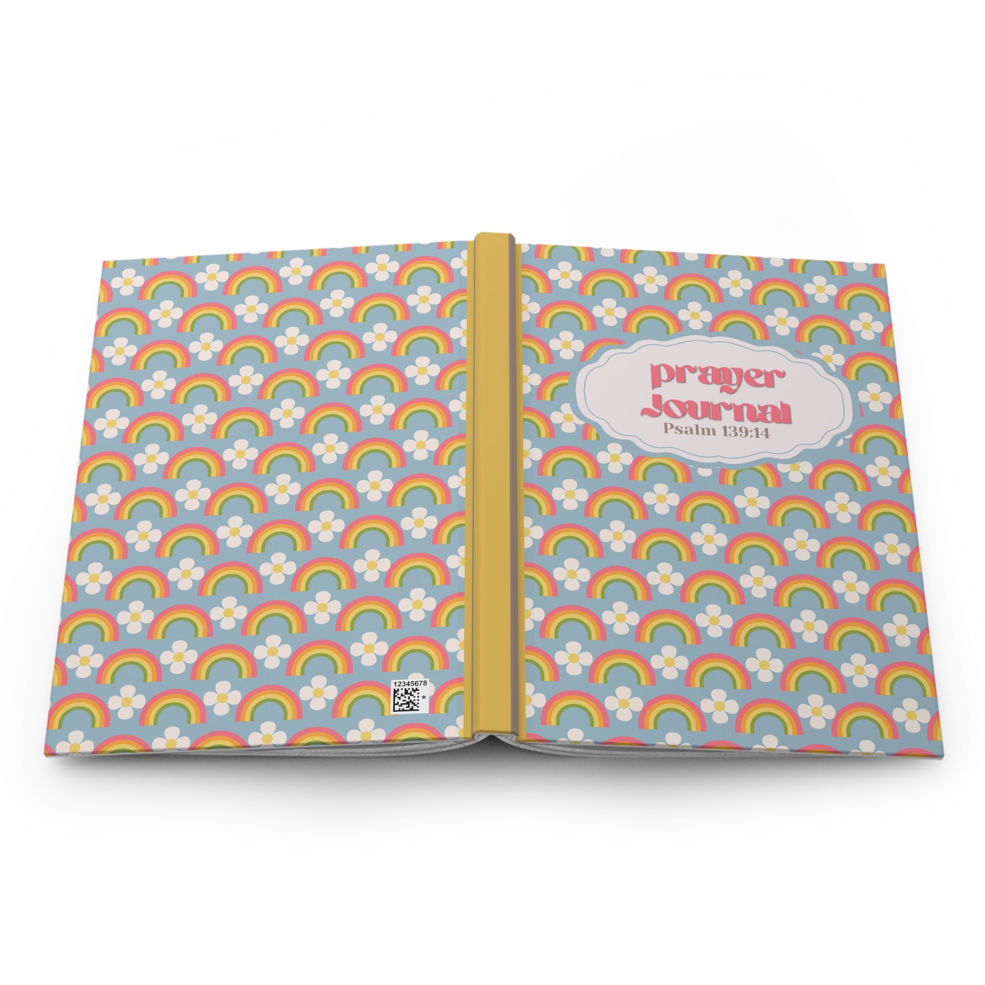 psalm 139:14 retro floral journal interior pages christian women